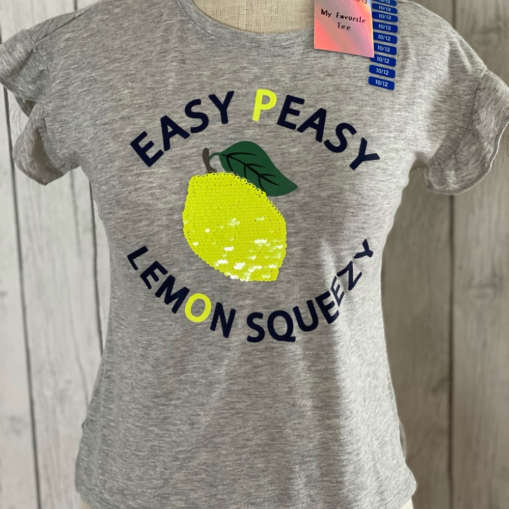 Girls flip sequin T-shirt